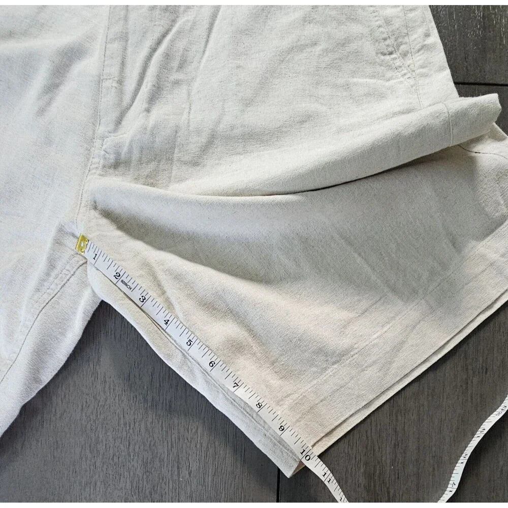 Geoffrey Beene Men's Linen Blend Chino 5 Pocket Walking Shorts Sz 36 10" Inseam - Picture 7 of 9